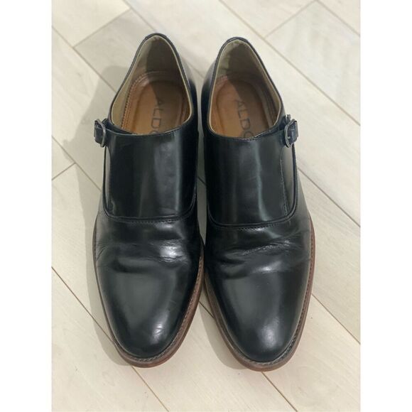 ALDO Mens Catallo Dress  Shoes size 9 Black main image 5